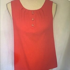 Red Sleeveless Top